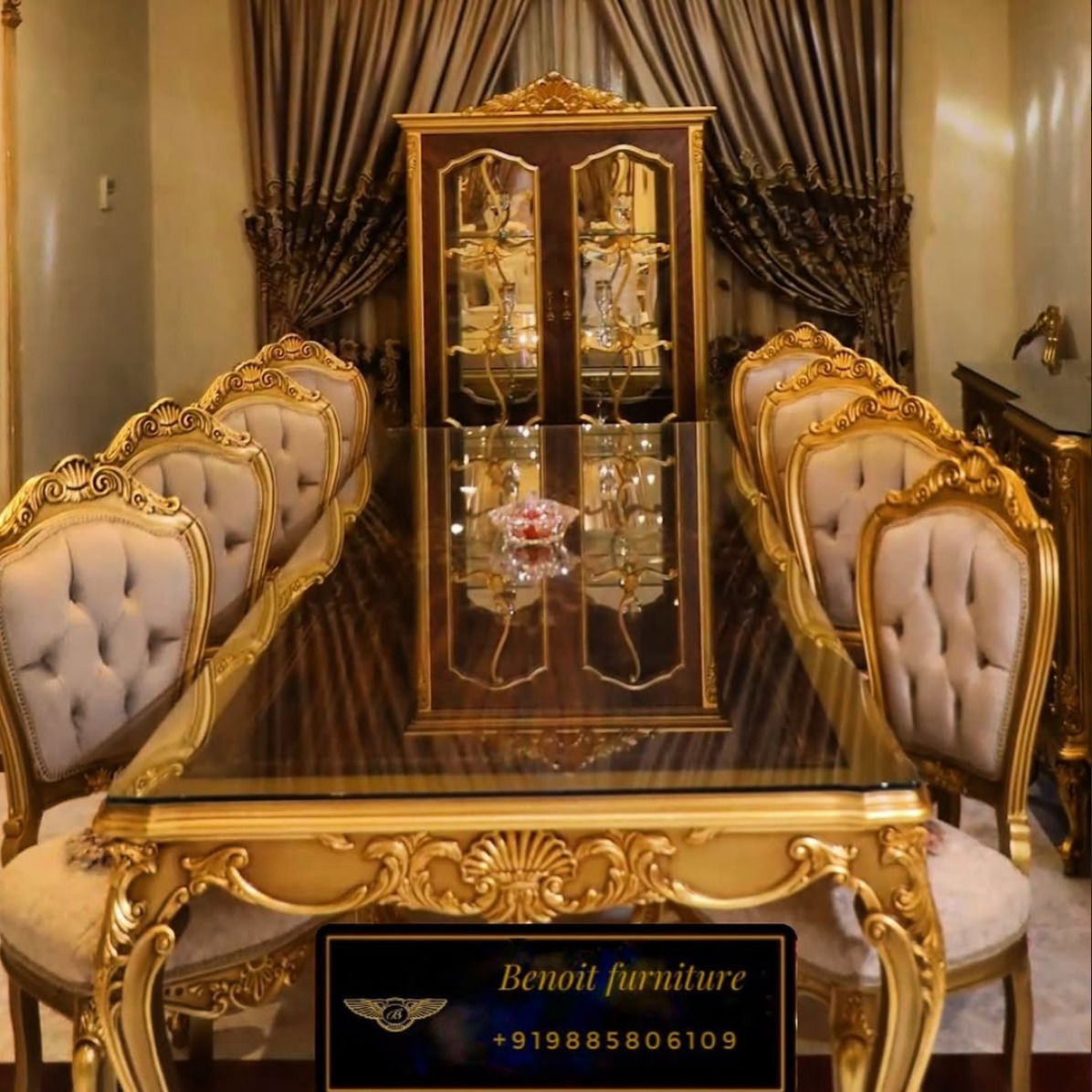 Dining Table Set for 8